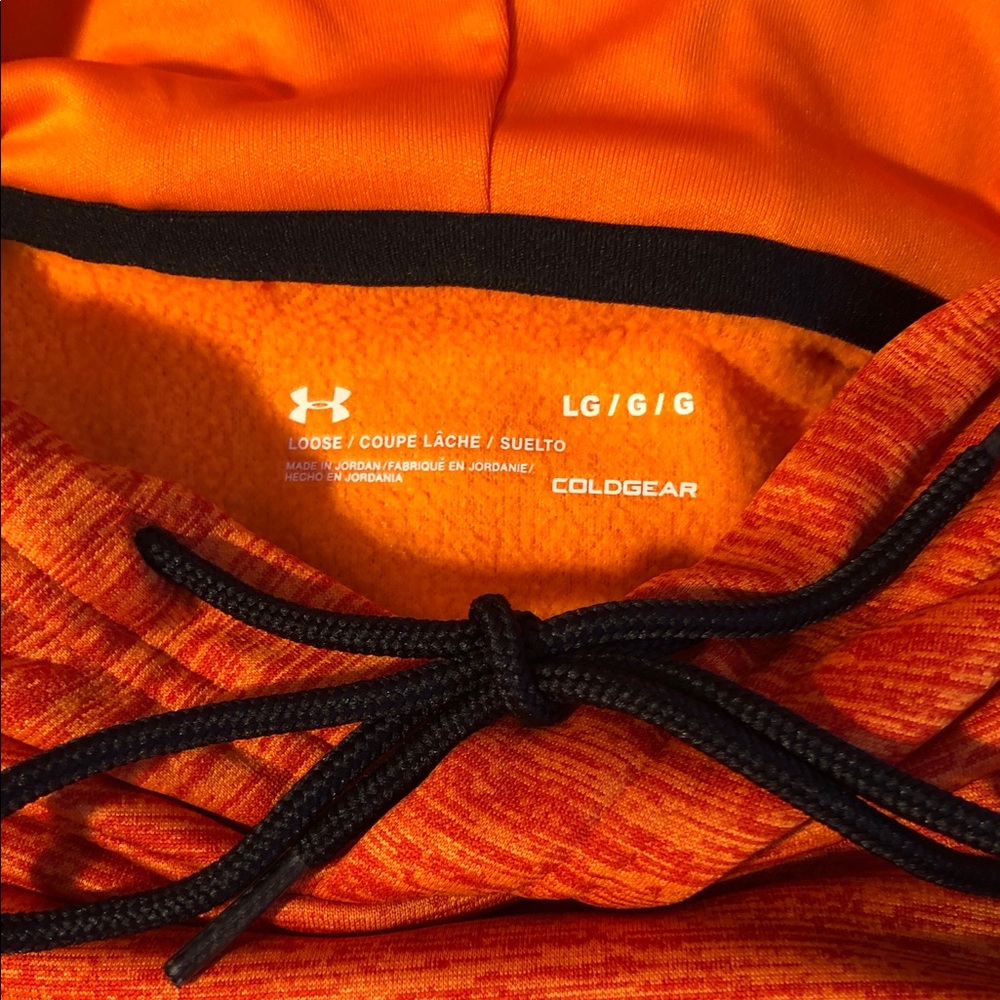 Under Armour Vibrant Orange ColdGear Hoodie